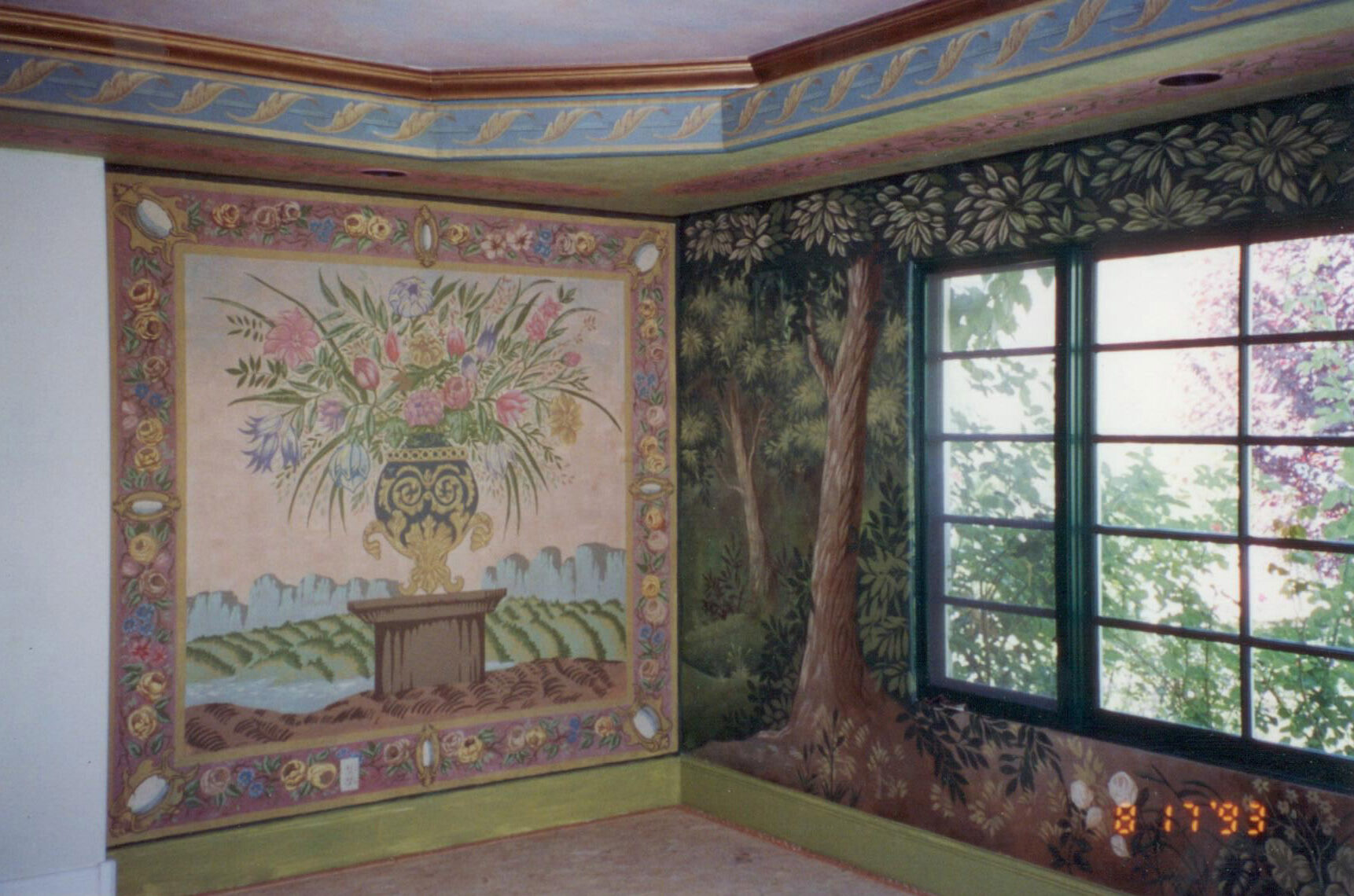 Faux Finish Wall - Custom color matching