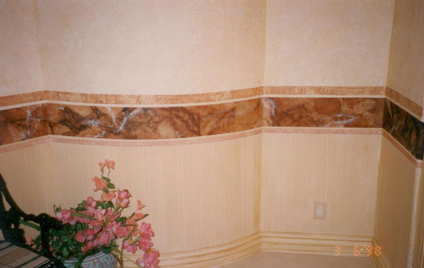 Faux Finish Wall - Custom color matching