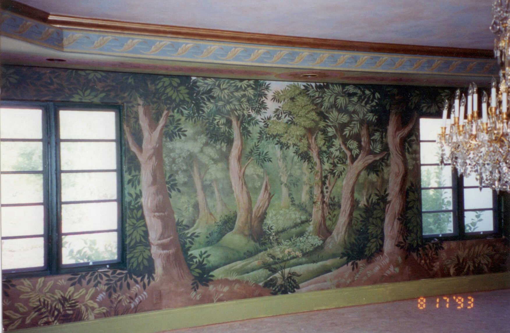 Venetian Plaster Wall - Luxury textured finish with depth