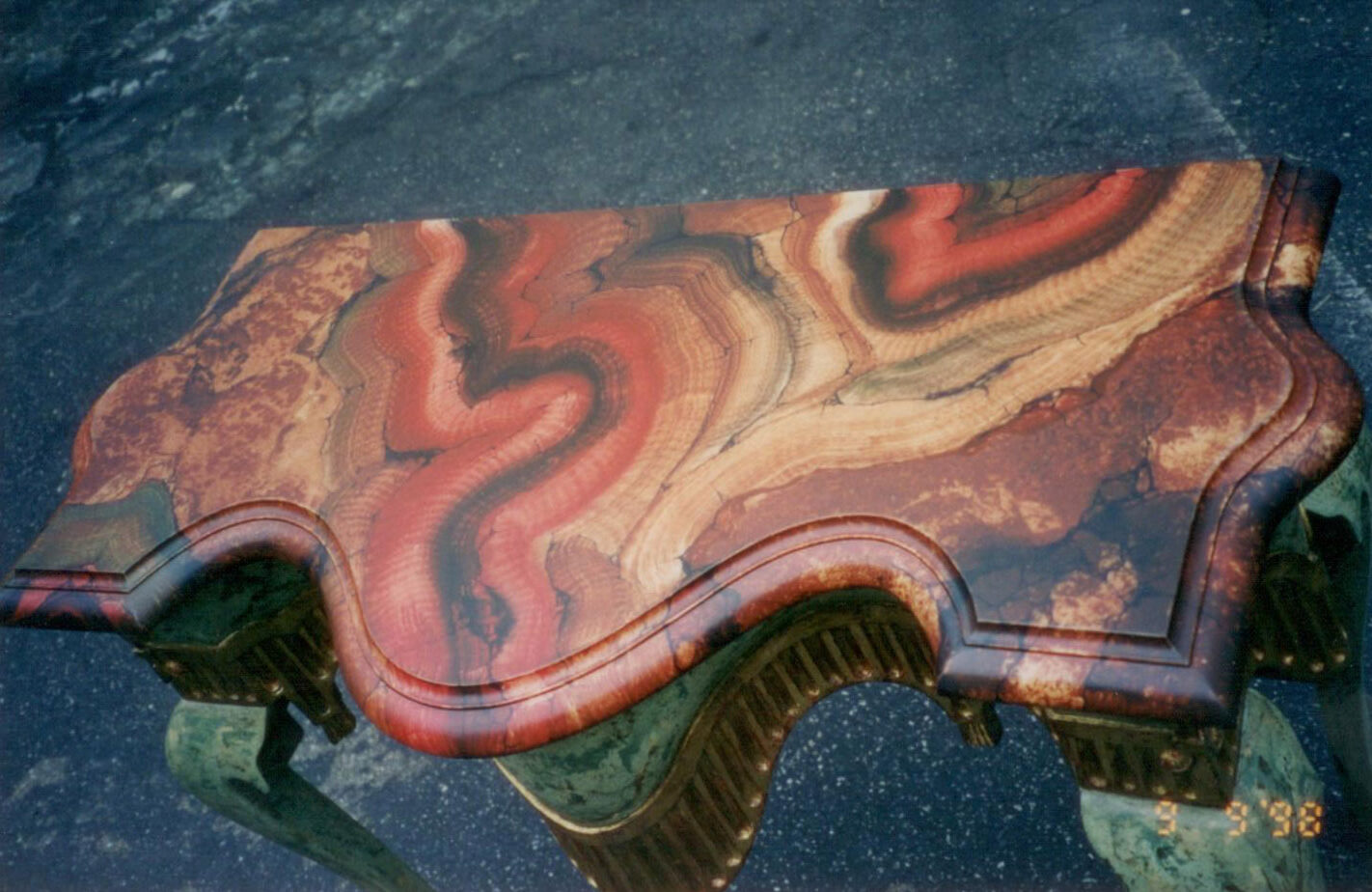 Aged Stone Surface - Old world charm for modern tables