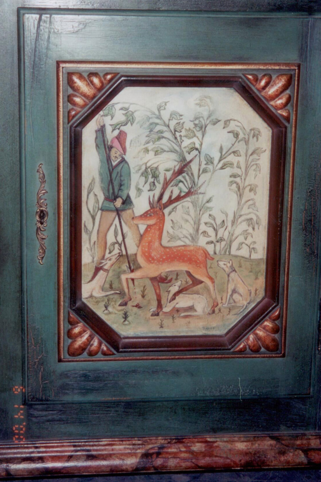 Gilded Chair - Gold leaf detailing