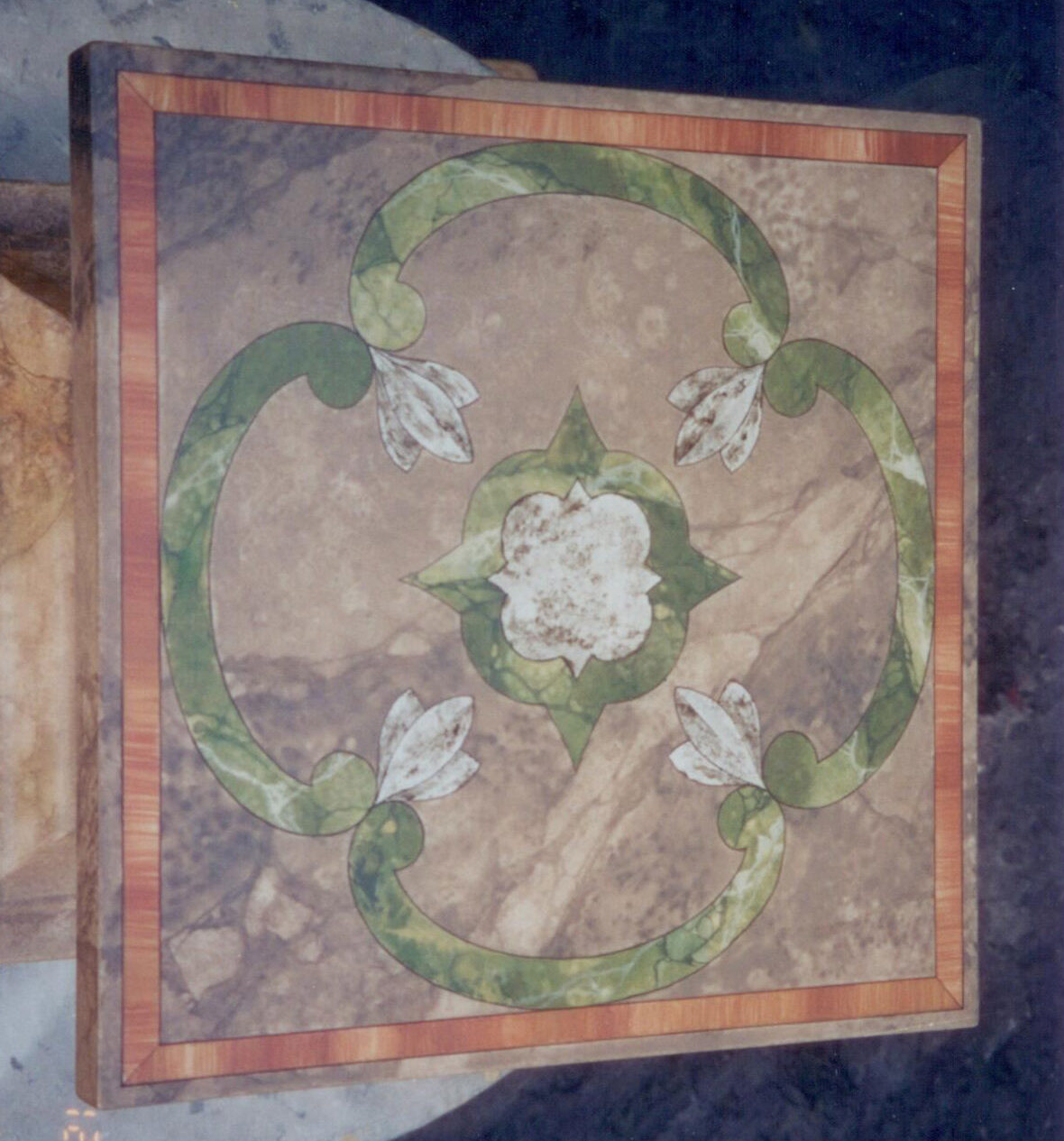 Travertine Finish - Natural stone appearance