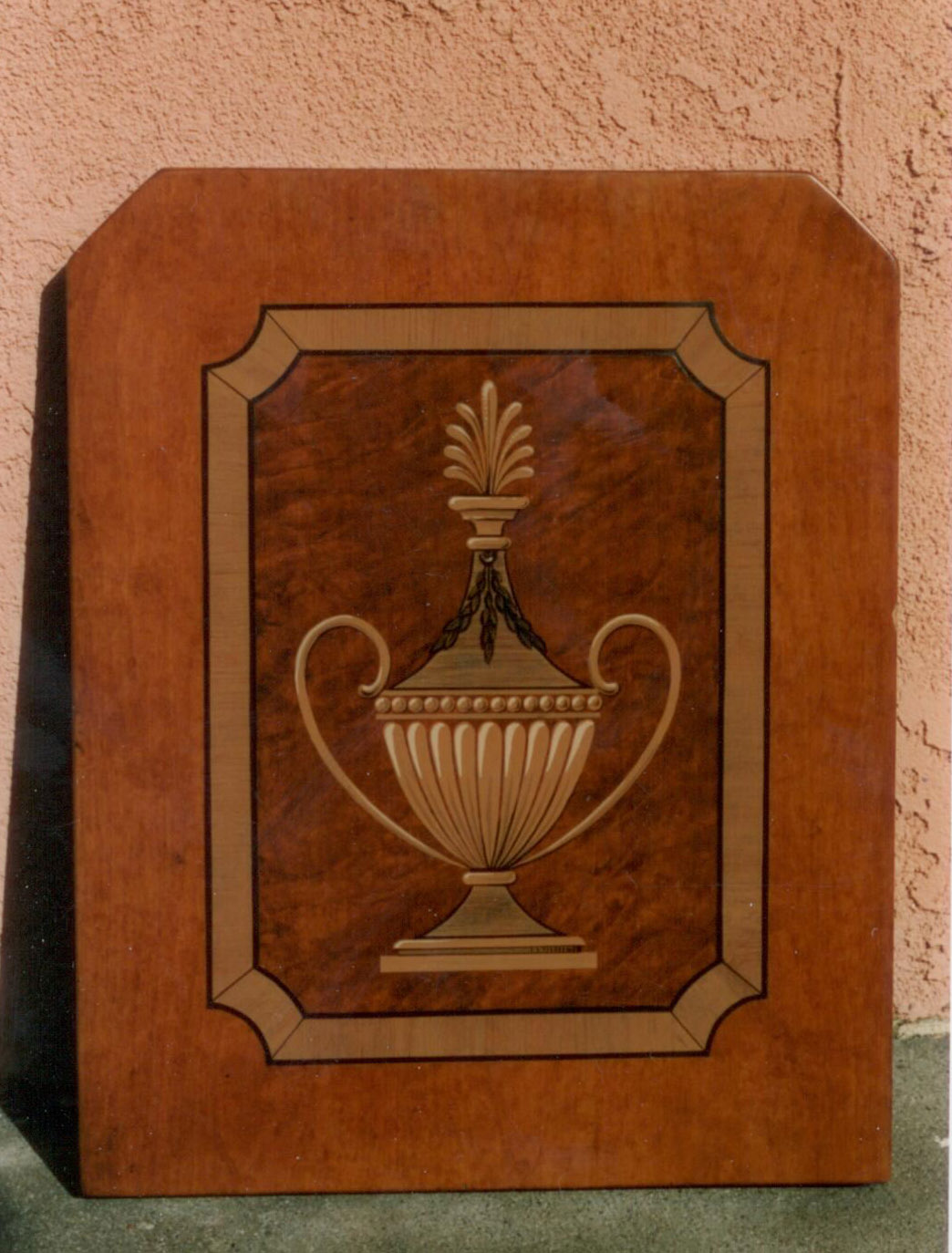 Hand-Painted Wardrobe - Artistic floral design