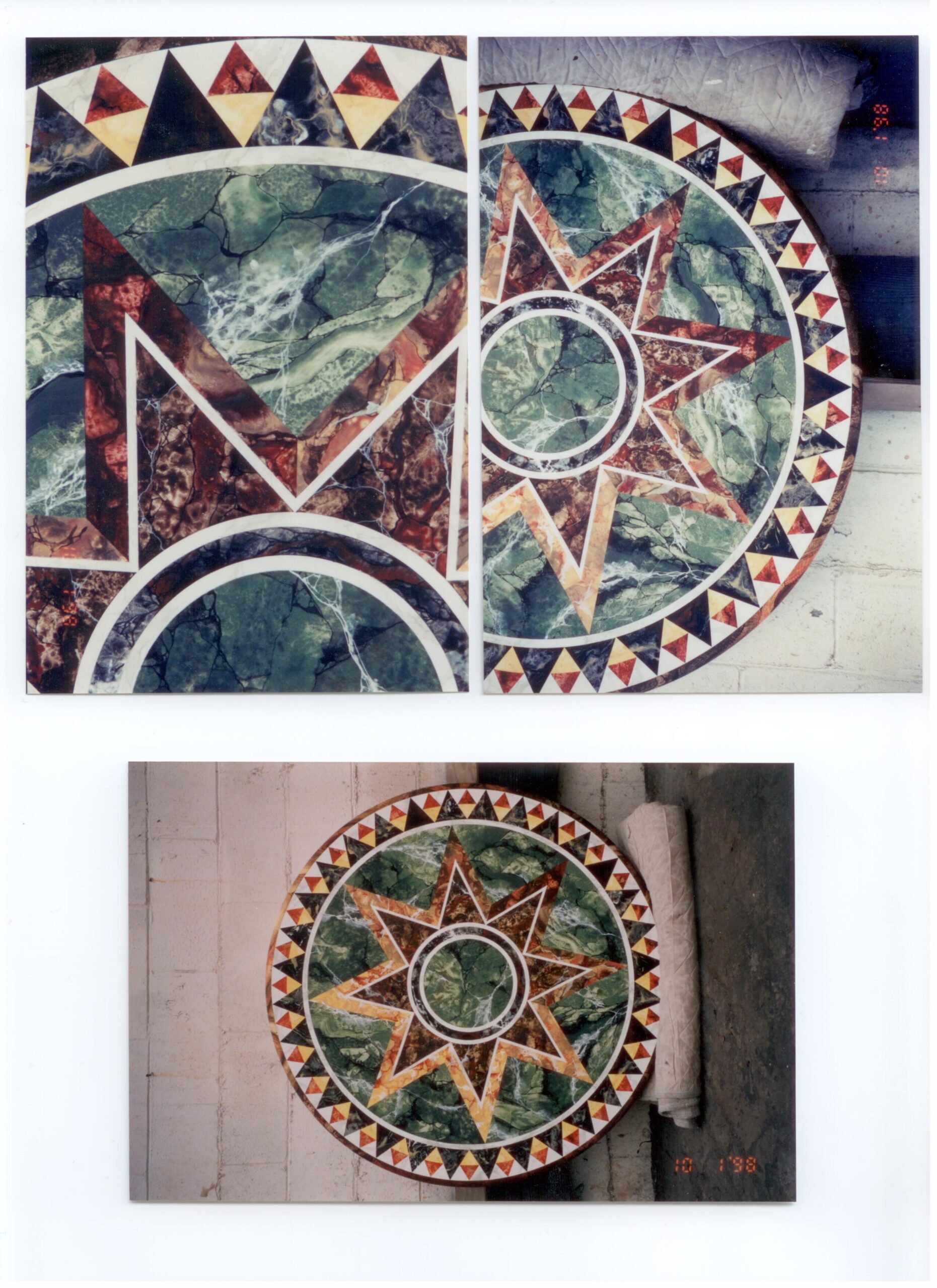 Exotic Stone Finish - Deep colors with intricate veining