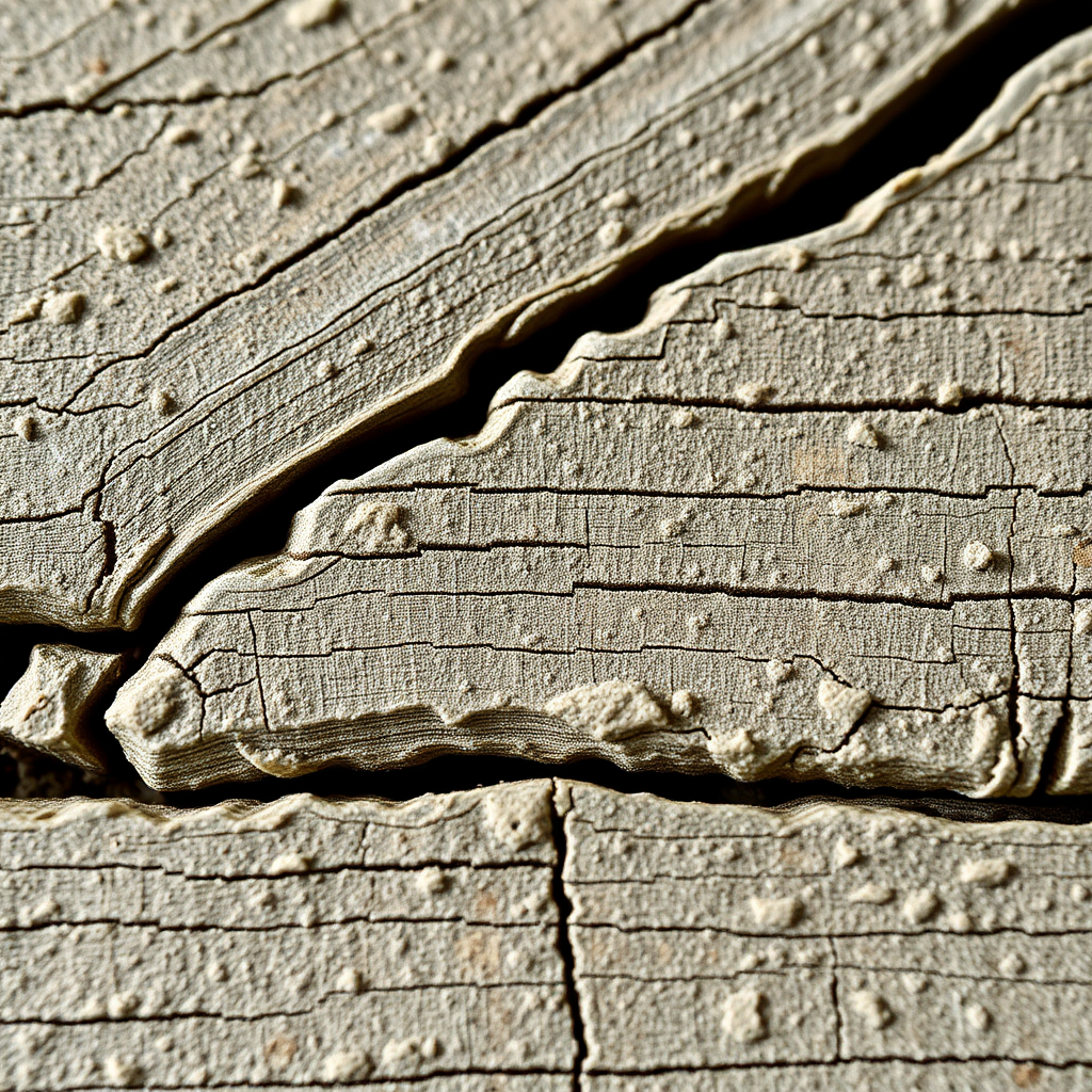 detailed view of aged wood texture with patina finish, macro photography